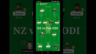 NZ vs Pak 1st ODI dream team -dream11 today match prediction live #dream11team