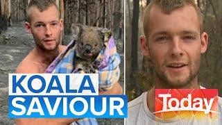 Aussie stays in fire zone to rescue injured koalas: Australia bushfire crisis | Today Show Australia