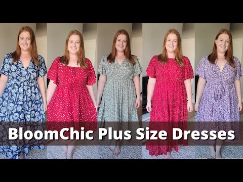 Bloom Chic Plus Size Dresses Try On Haul Youtube