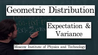 Geometric distribution | Expectation & Variance | Step by step Solution