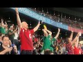 ★RWC2019★準決勝ウェールズvs南アフリカ・カラオケ「スイートキャロライン」場内の雰囲気/Wales vs South Africa.Karaoke time Sweet Caroline.