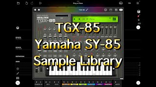 TGX-85 - Yamaha SY-85 Sample Library - Sounds Fantastic - Let's compose with Loopy Pro - iPad Demo