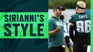 Nick Sirianni's coaching style and philosophy on display at Eagles training camp