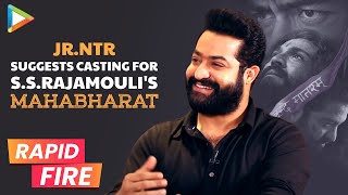 Jr.NTR: "If I was locked with Allu Arjun & Prabhas in a room, we'd talk about..."| Rapid Fire