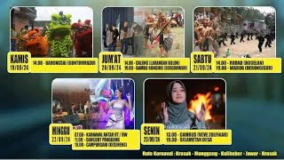 Live karnaval budaya desa krasak Mojotengah Wonosobo 2024