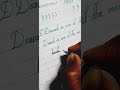 Beautiful Handwriting In English | Good Handwriting#shorts