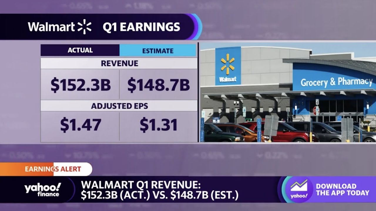 Walmart Stock Rises On Q1 Earnings Beat, Raised Full-year Forecast ...