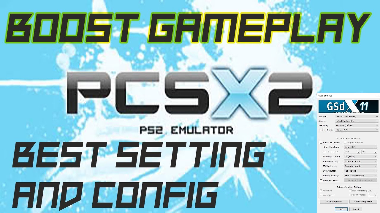 Best Emulator Settings | Best Setting For Pcsx2 Emulator | How To Speed ...