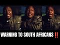South African Man Issues a Warning About Chasing Foreigners Away⚠️