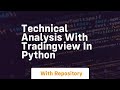 Technical analysis with tradingview in python