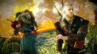 Vernon Roche Holds Lovely Triss Ass: Rough Landing (Witcher 2 | Geralt, Iorveth, Butterflies)