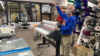 Using a large format laminator 1080p30