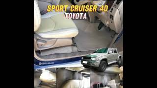 ยางปูพื้นรถยนต์ TOYOTA SPORT CRUISER 4ประตู พรมกระดุมเม็ดเล็ก ไทเกอร์ สปอร์ตครุยเซอร์ #SPORTCRUISER