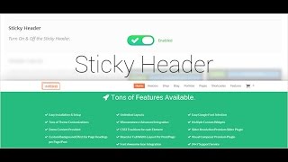 Sticky Navigation Tutorial (Fixed Position CSS + JavaScript / jQuery and with scrolling animation)