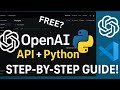 How to Use OpenAI API with any Python Project! Is it FREE!?(ChatGPT API)