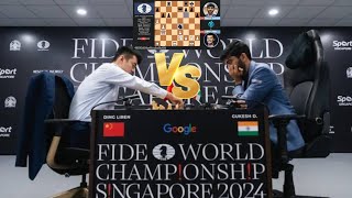 GAME 4 || Ding Liren Vs Gukesh Dommaraju in FIDE World Cup championship 2024 || Chesscom