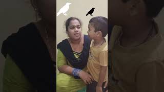 అదిగో తెల్ల కాకి 🐦🐦telugu samethalu 😂#funny #telugu #trending #gowtham #crow