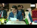 address of uzbekistan s head of delegation at 3rd education ministers conference