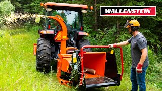 Experience the Power of the Wallenstein BX52R Wood Chipper