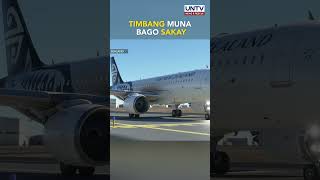 Mga pasahero sa eroplano sa New Zealand, tinitimbang muna bago pasakayin