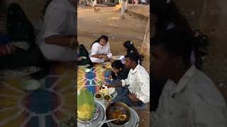 Bhoji khaili bada majare //brother sister bhoji... #shortvideo