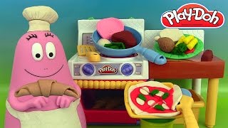 Pâte à modeler Le Super Cuistot Play Doh Meal Makin' Kitchen Play Doh Barbapapa