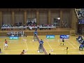 瓊浦（長崎）vs 旭川実業（北北海道）・男子シングルス準決勝（学校対抗）　～第46回全国高等学校選抜バドミントン大会～