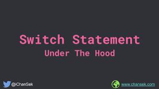 Java's Switch Statement - Under The Hood
