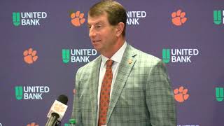 South Carolina 17, Clemson 14: Dabo Swinney postgame Q&A