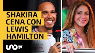 Shakira se deja ver en Barcelona con Lewis Hamilton