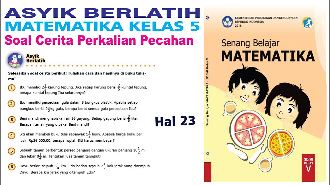 Asyik Berlatih Matematika Kelas 5 Halaman 23 - Cara Mengerjakan Soal ...