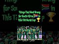 Things that went wrong for South Africa 🇿🇦 in this T20 World Cup #shorts #cricket