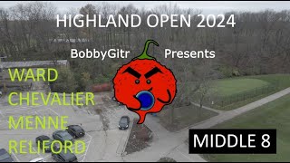 Highland Open 2024 - Middle 8 - Edward Ward, Adrian Chevalier, Josh Menne, Chris Reliford