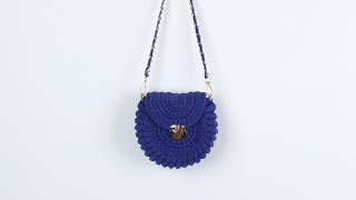 简单易作,时尚又好看的贝壳包 新手没问题! crochet bags