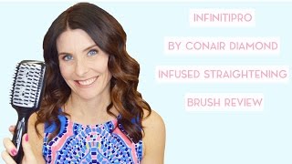 InfinitiPRO by Conair Diamond Infused Straightening Brush Review