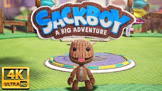 Sackboy A Big Adventure - 2 Player Co-Op Walkthrough #01 4K60FPS