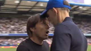 CONTE CAM: Chelsea 2-2 Tottenham: Antonio Conte and Thomas Tuchel Clash After the London Derby