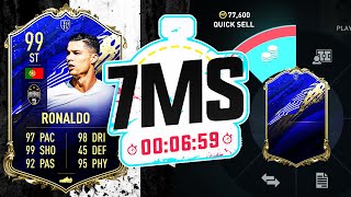 *HUGE TOTY DISCARD* 99 TOTY CRISTIANO RONALDO 7 MINUTE SQUAD BUILDER!! - FIFA 20 ULTIMATE TEAM