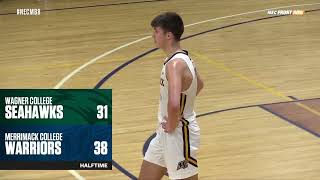 Merrimack Warriors Men's Basketball vs Wagner College 1/19/24 Highlights