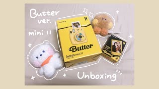 ｜炸雞餅乾｜Unboxing BTS Butter Instax mini 11/開箱BTS Butter 拍立得