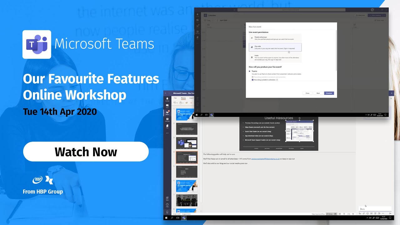 [Recorded Webinar] Microsoft Teams: Our Favourite Features - YouTube