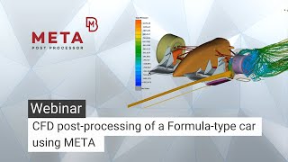 CFD post-processing of a Formula-type car using META