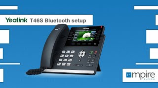 How to use Bluetooth on the Yealink T46S setup