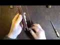 how to load a netting needle when net making