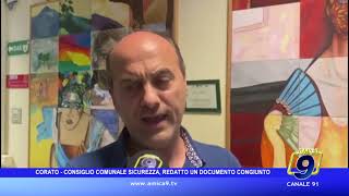 Corato - Consiglio comunale sicurezza, redatto un documento congiunto