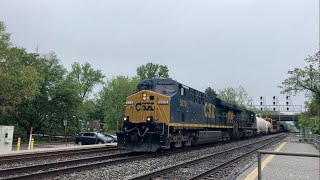 CSX M421 with a Website ES40DC leading