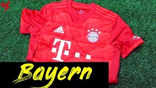 Adidas FC Bayern Munich 2019/20 Home Soccer Jersey Unboxing + Review
