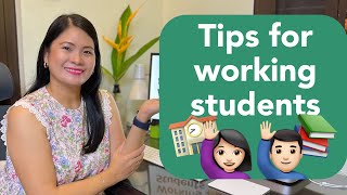 Tips para sa working students