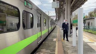 1157次EMU900型區間車往苗栗離開桃園站