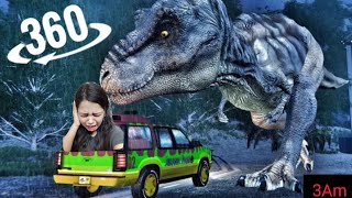JURASSIC WORLD : Dinosaurs Attack in VR Mode | Dinosaur Muje Kha Gaya | 360° VR | Huda Horror Gaming